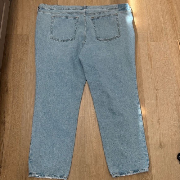Abercrombie & Fitch Mid Rise The Straight Jean Size 37 / 24 plus size Jeans - Picture 4 of 10